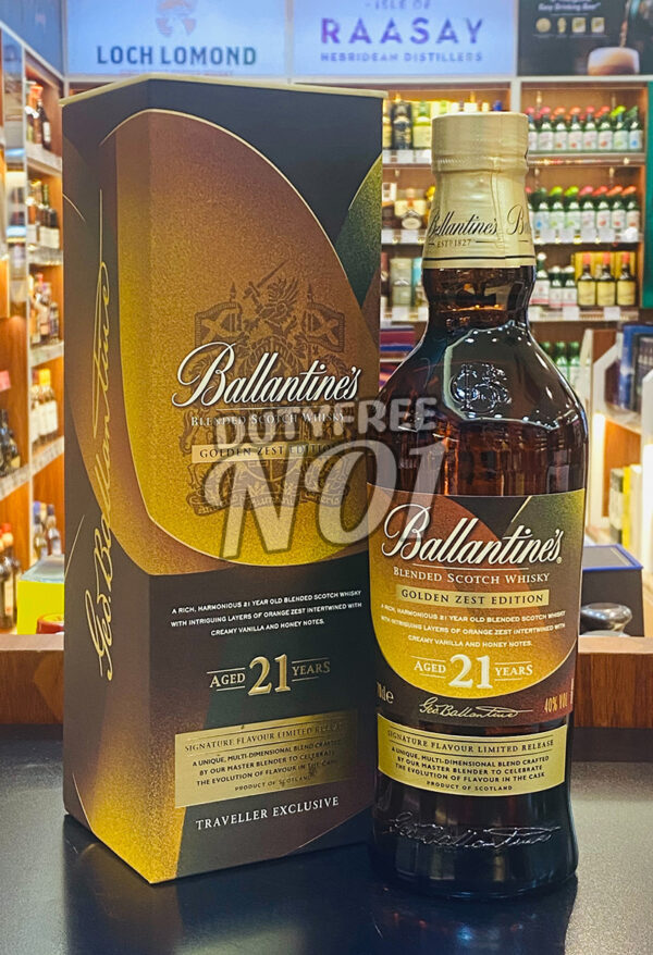 Ballantine’s 21 Years Old Golden Zest Edition (70cl)